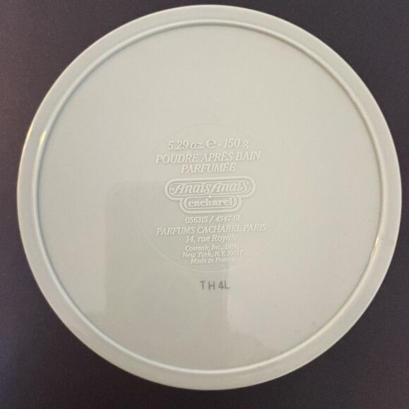 Vintage 1980s Anais Anais Cacharel Body Dusting Powder with Puff NOS Unopened - Picture 3 of 14